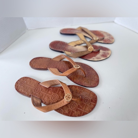 2 Tory Burch Thora Thong Sandals Shoes Women’s size 10 - Picture 9 of 11